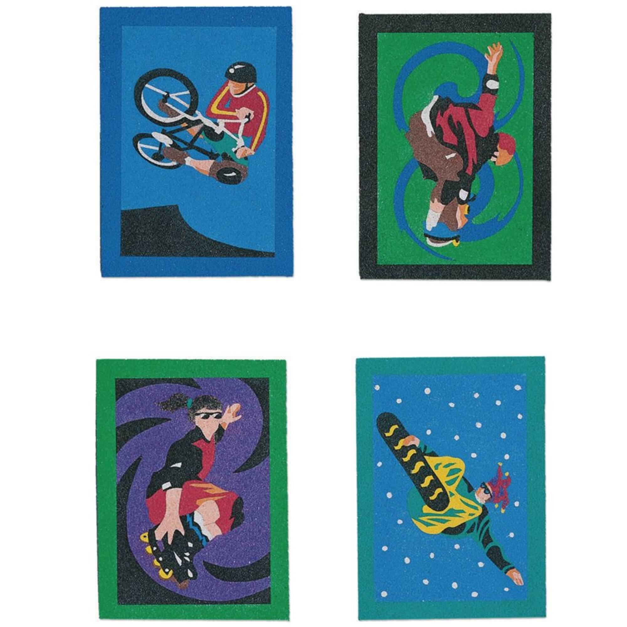 S&S® Worldwide Extreme Sports Sand Art Board Set